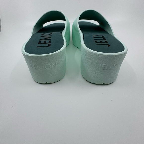 LEMON JELLY SUNNY AQUA GREEN SZ 38 US 7.5 - Picture 6 of 10